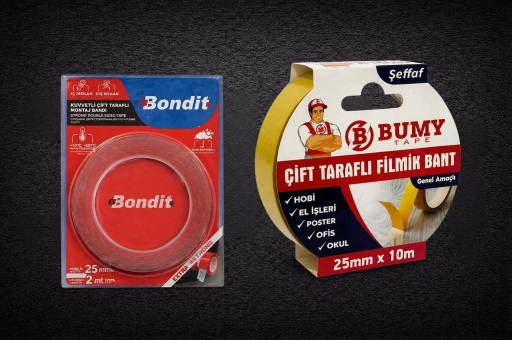 ÇİFT TARAFLI VE KAUÇUK BANTLAR